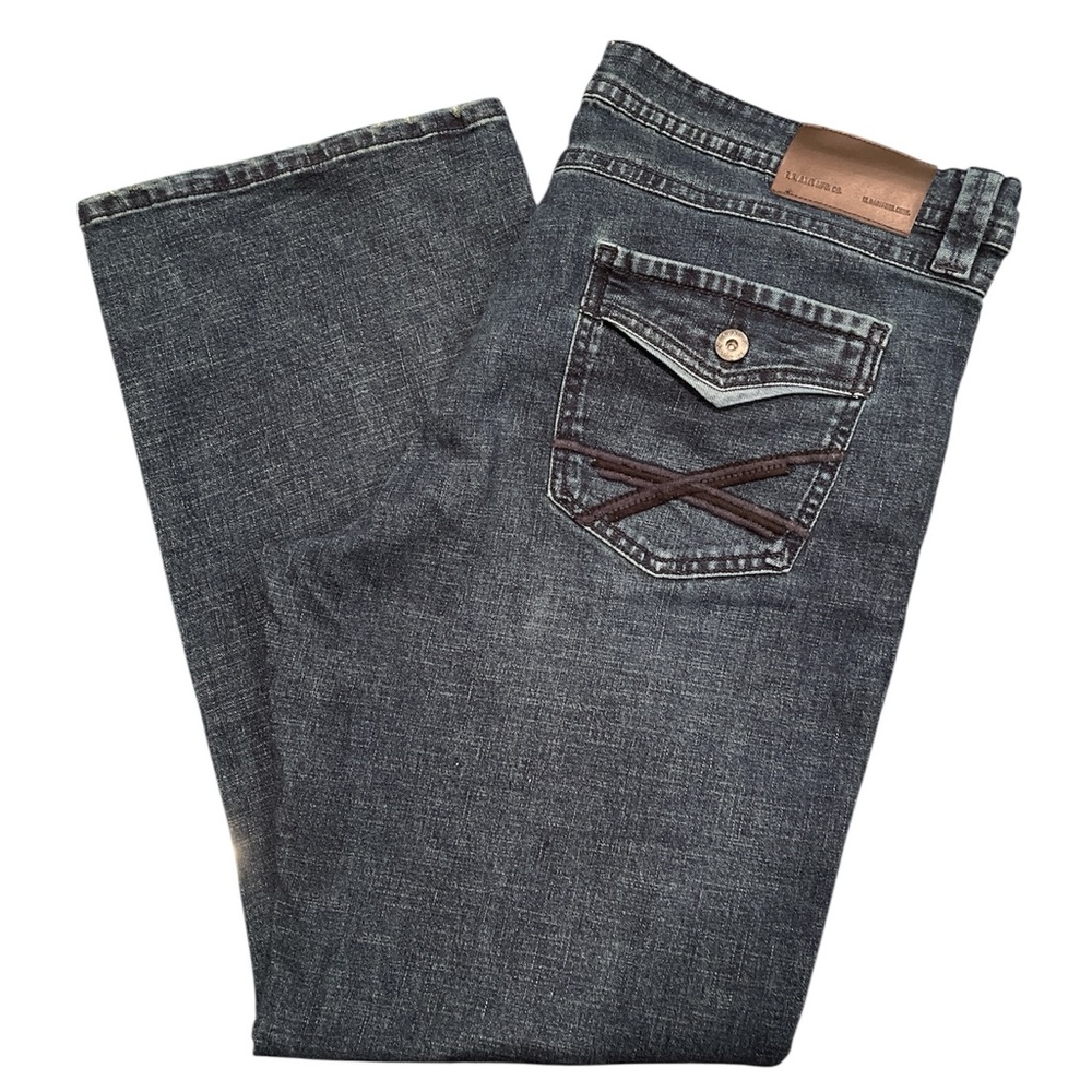TK Axel Men's Slim Boot Straight-Leg Denim Jeans 40x32
